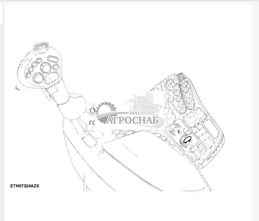 Крышка, без опции радиоприемника на регуляторе CommandARM™ 